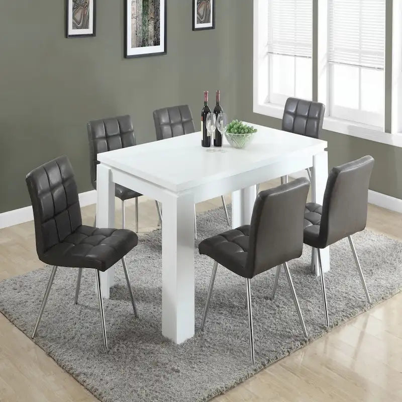 Tavolo da pranzo, 60 rettangolare, bianco