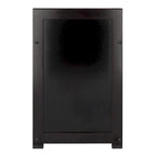 Panca Contenitore 4 Posti 3 Cesti Intrecciati Pieghevoli Espresso Cioccolato 95 cm