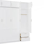 Letto Murphy versatile matrimoniale con contenitore integrato e design pieghevole per ottimizzare lo spazio