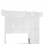 Letto Murphy versatile matrimoniale con contenitore integrato e design pieghevole per ottimizzare lo spazio