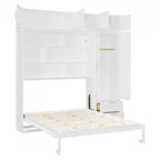 Letto Murphy versatile matrimoniale con contenitore integrato e design pieghevole per ottimizzare lo spazio