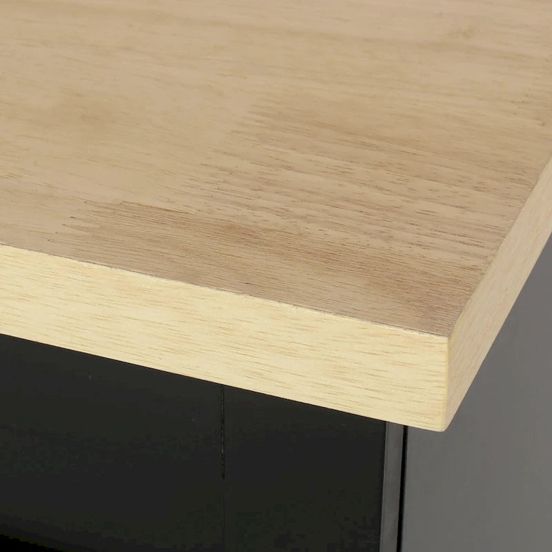 Carrello da cucina grigio/bianco/nero con ruote, stile contemporaneo