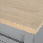Carrello da cucina grigio/bianco/nero con ruote, stile contemporaneo