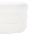 Pouf Sherpa Oblungo Halley White