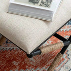 Sgabello accentato Ella Boho Campaign