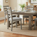 Bura Farmhouse Gray 2-piece Dining Chairs by Furniture of America