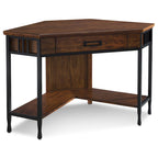 Scrivania angolare Mission Oak in legno per computer/scrittura