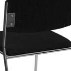 Sedia impilabile ad alta densità con base a slitta, capacità 227 kg