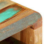 Comodino industriale marrone, in legno massello di mango, 1 persona