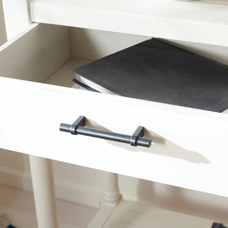 Marrone / Nero / Bianco anticato / Grigio Consolle a 2 cassetti, Stile Tradizionale