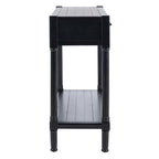 Marrone / Nero / Bianco anticato / Grigio Consolle a 2 cassetti, Stile Tradizionale