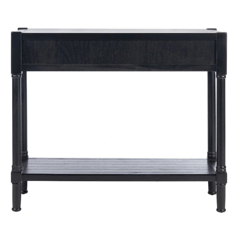 Marrone / Nero / Bianco anticato / Grigio Consolle a 2 cassetti, Stile Tradizionale