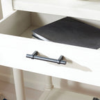 Marrone / Nero / Bianco anticato / Grigio Consolle a 2 cassetti, Stile Tradizionale