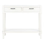 Marrone / Nero / Bianco anticato / Grigio Consolle a 2 cassetti, Stile Tradizionale