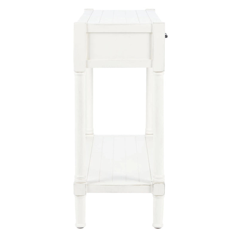 Marrone / Nero / Bianco anticato / Grigio Consolle a 2 cassetti, Stile Tradizionale