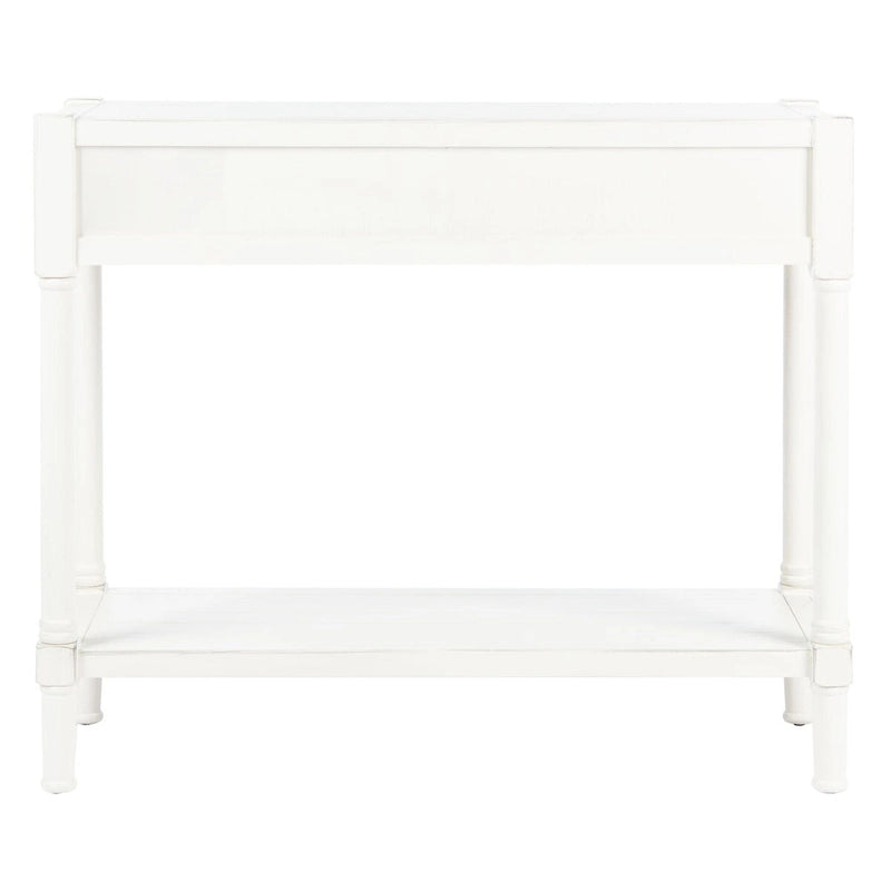 Marrone / Nero / Bianco anticato / Grigio Consolle a 2 cassetti, Stile Tradizionale