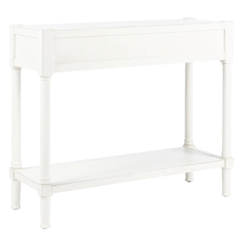 Marrone / Nero / Bianco anticato / Grigio Consolle a 2 cassetti, Stile Tradizionale