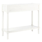Marrone / Nero / Bianco anticato / Grigio Consolle a 2 cassetti, Stile Tradizionale