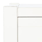 Marrone / Nero / Bianco anticato / Grigio Consolle a 2 cassetti, Stile Tradizionale