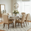 Driftwood Recycled Carved Dining Table -83 - 83