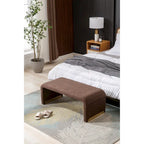 Panca con Gambe in Metallo Dorato